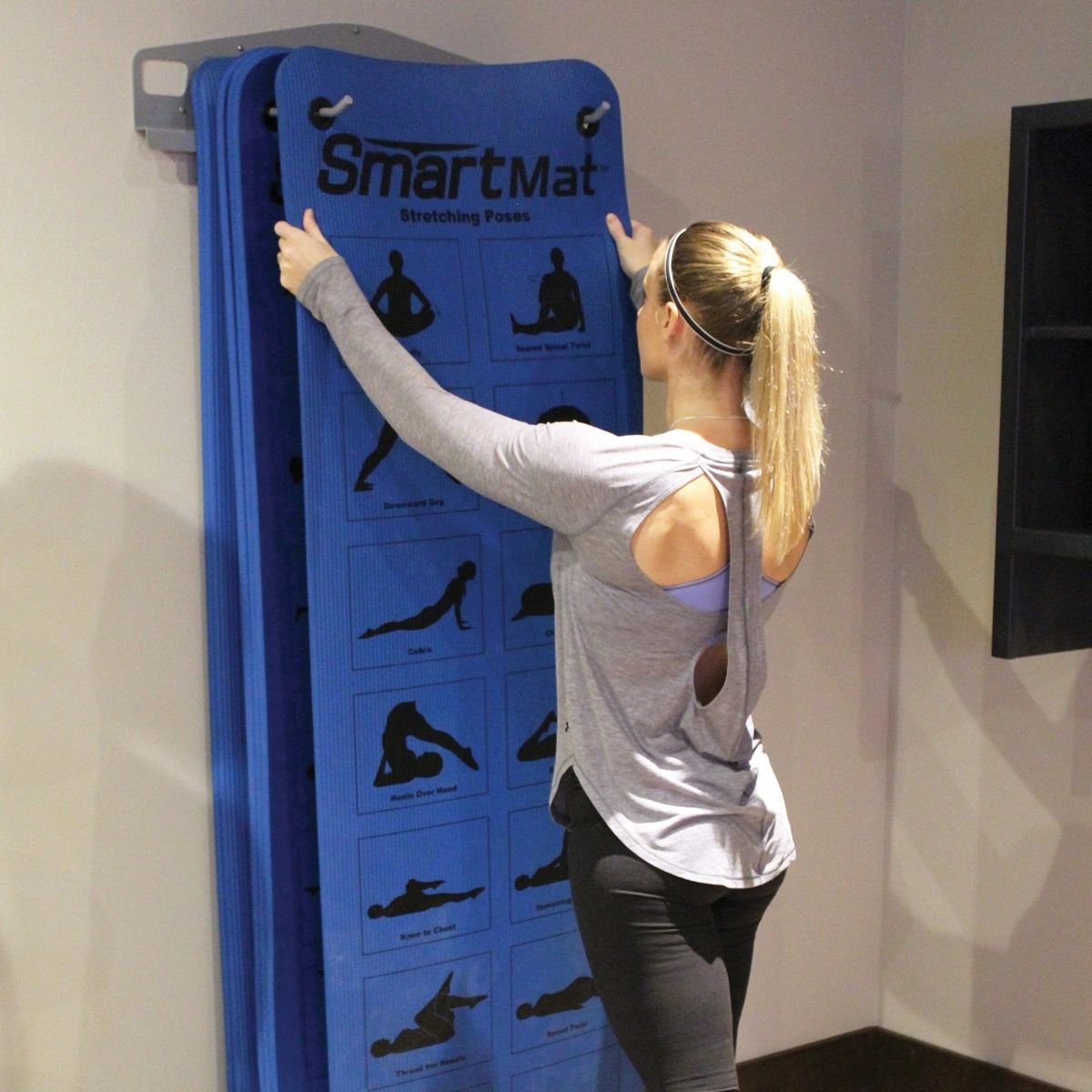 Free Standing Mat Rack Prism Smart Wall Mounted Mat Rack - West Coast Wellness Equipment