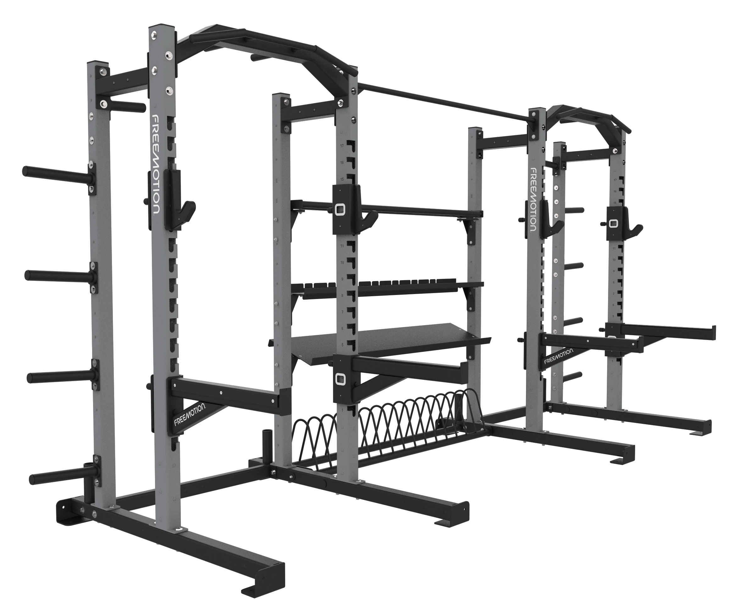 Freemotion Annexed Half Rack System - West Coast Wellness Equipment